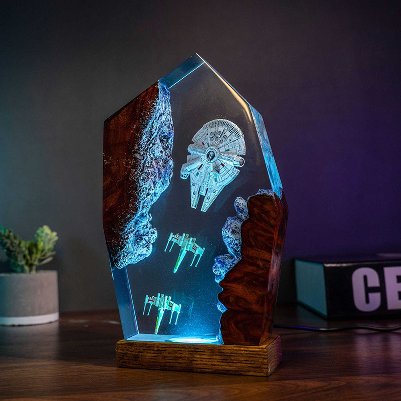 Table Resin Lamp Universe War  – Art Craft Christmas recenzja i cena