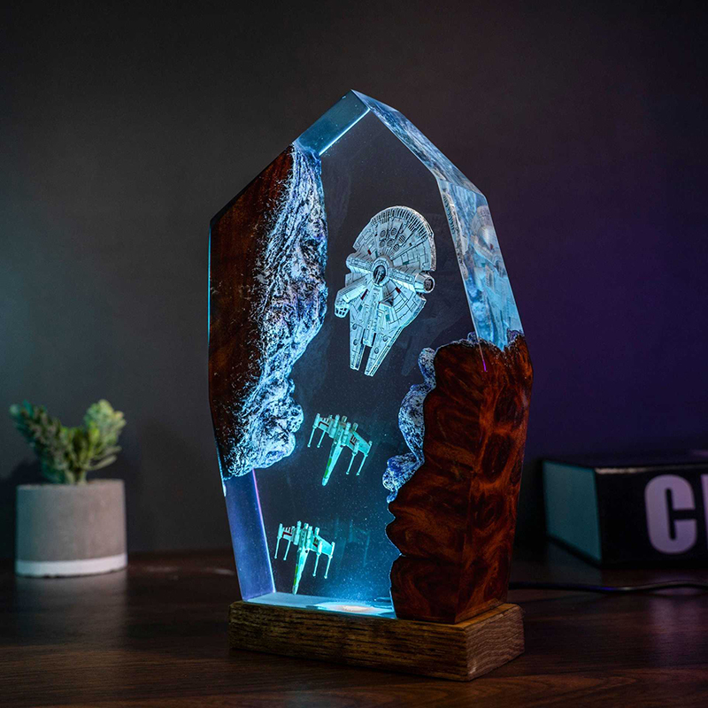 Table Resin Lamp Universe War  – Art Craft Christmas recenzja i cena
