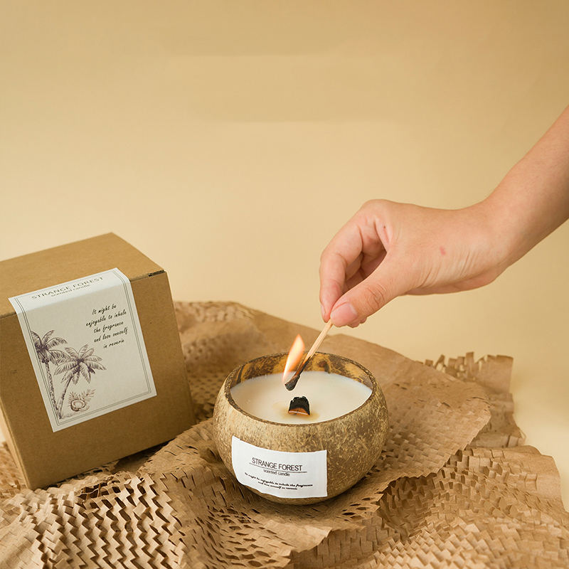 Coconut Shell Aromatherapy Can – Soy Candle Fragrance Oil recenzja i cena