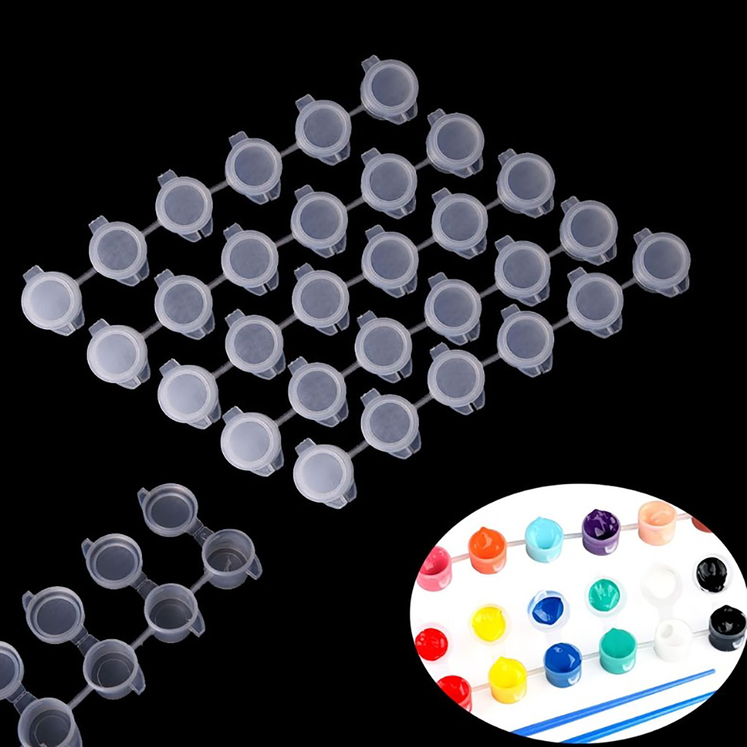 10strips 60pots Empty Paint St – Box Art And Craft recenzja i cena