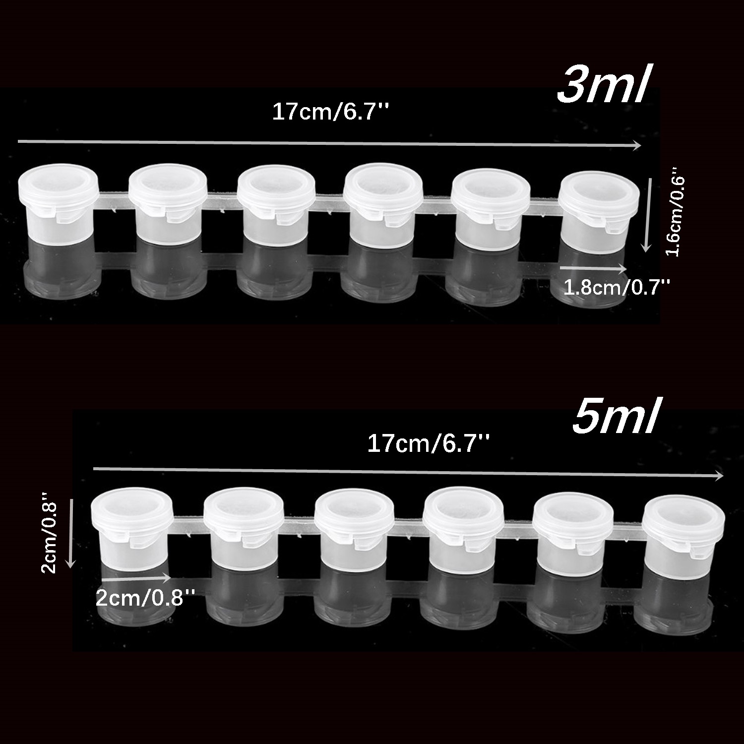 10strips 60pots Empty Paint St – Box Art And Craft recenzja i cena