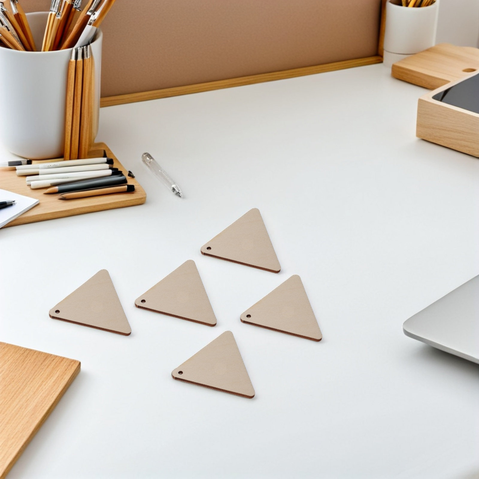 Wooden Triangle Wall Art Hangi – Art And Craft For Nursery recenzja i cena