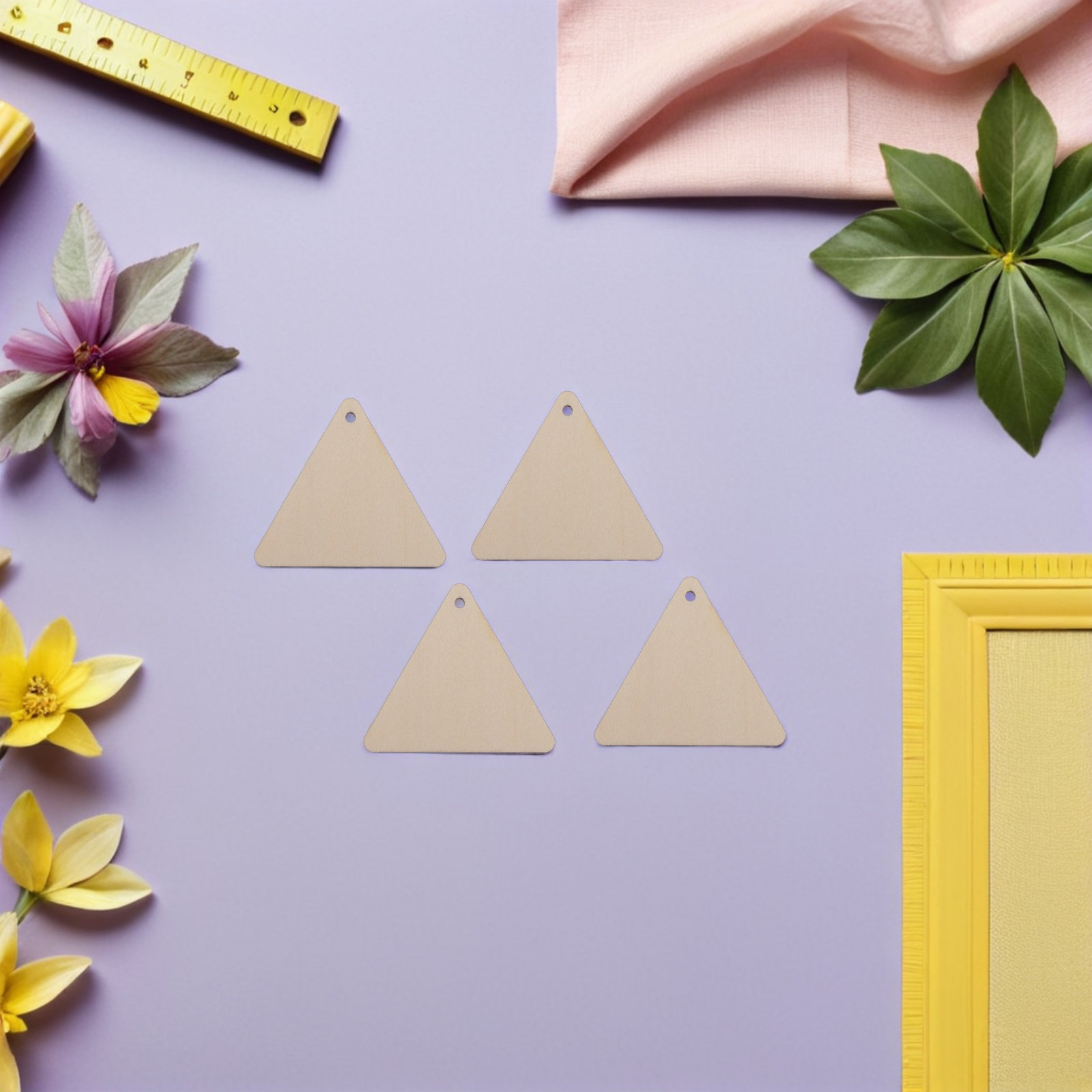 Wooden Triangle Wall Art Hangi – Art And Craft For Nursery recenzja i cena