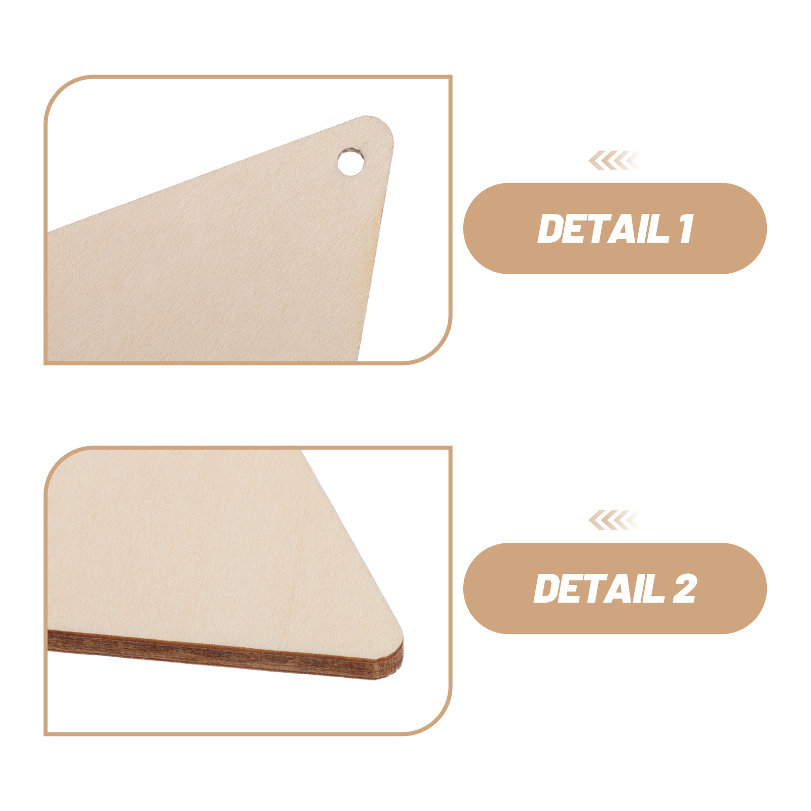 Wooden Triangle Wall Art Hangi – Art And Craft For Nursery recenzja i cena