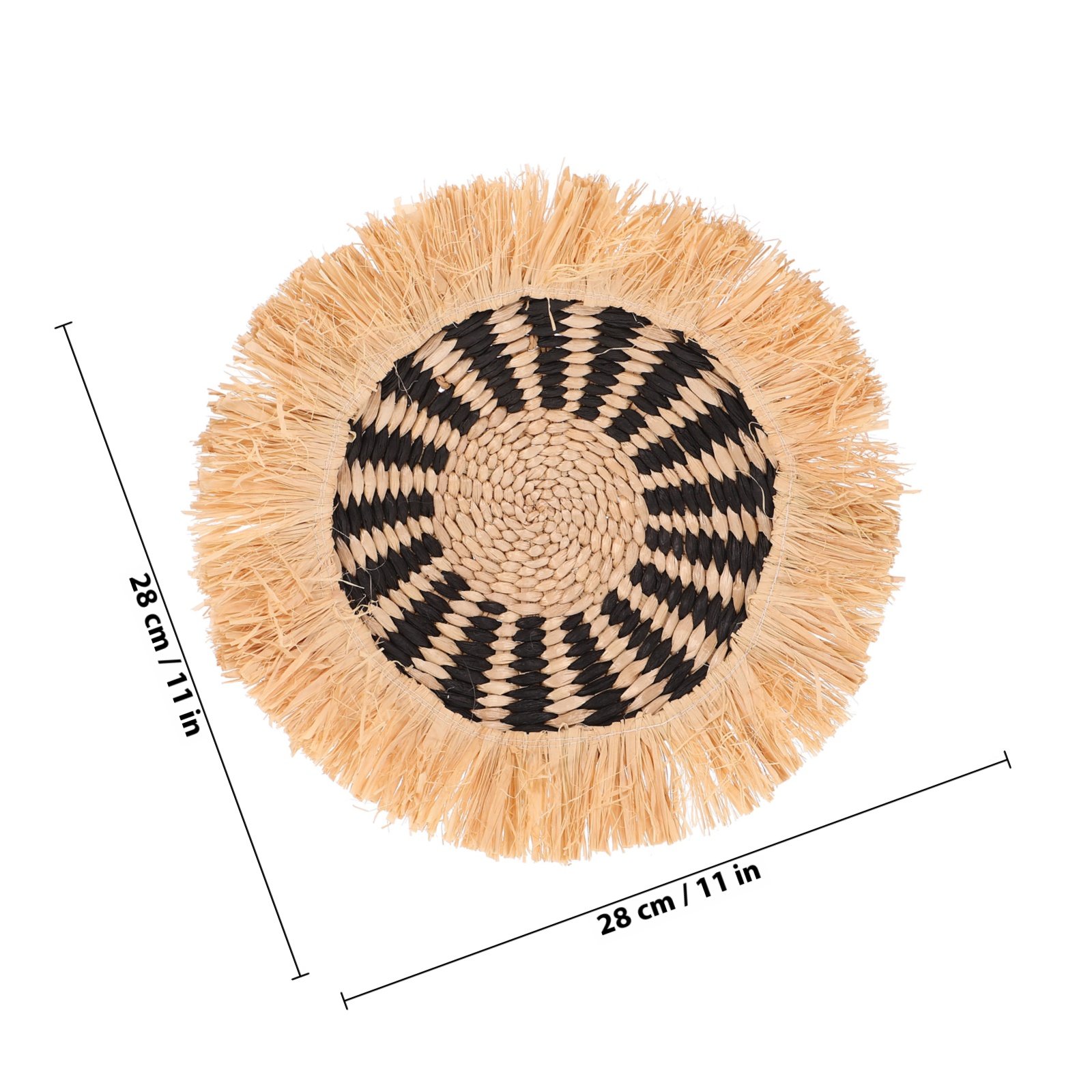 Woven Wall Art Pendant Rustic  – Art And Craft For Nursery recenzja i cena