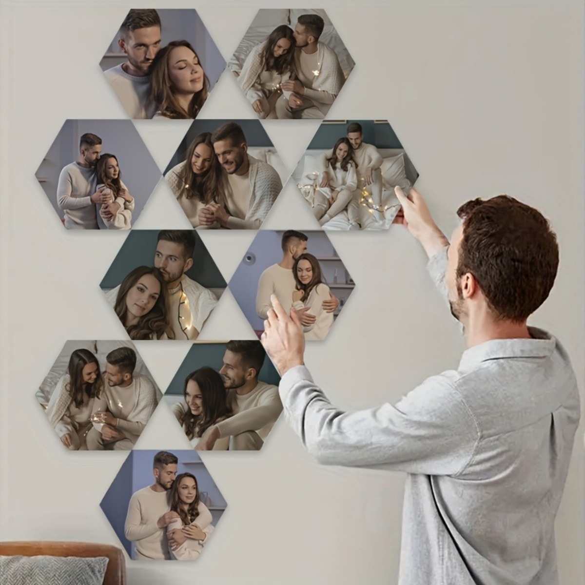 Custom Wall Decor — Modern Hex – Art Craft Christmas recenzja i cena