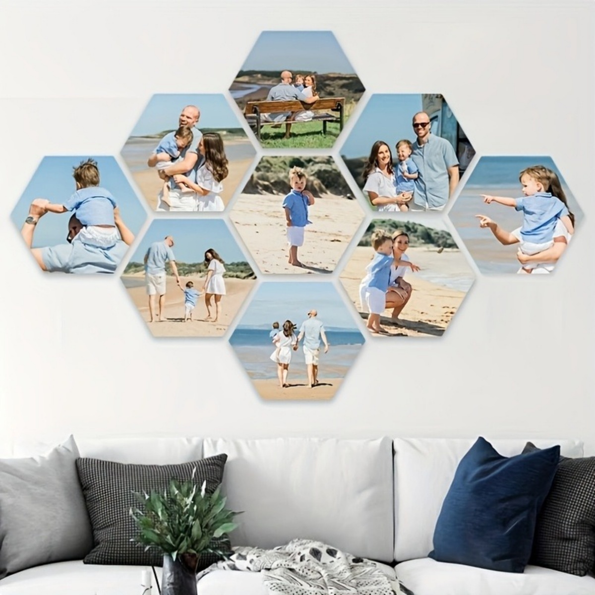 Custom Wall Decor — Modern Hex – Art Craft Christmas recenzja i cena