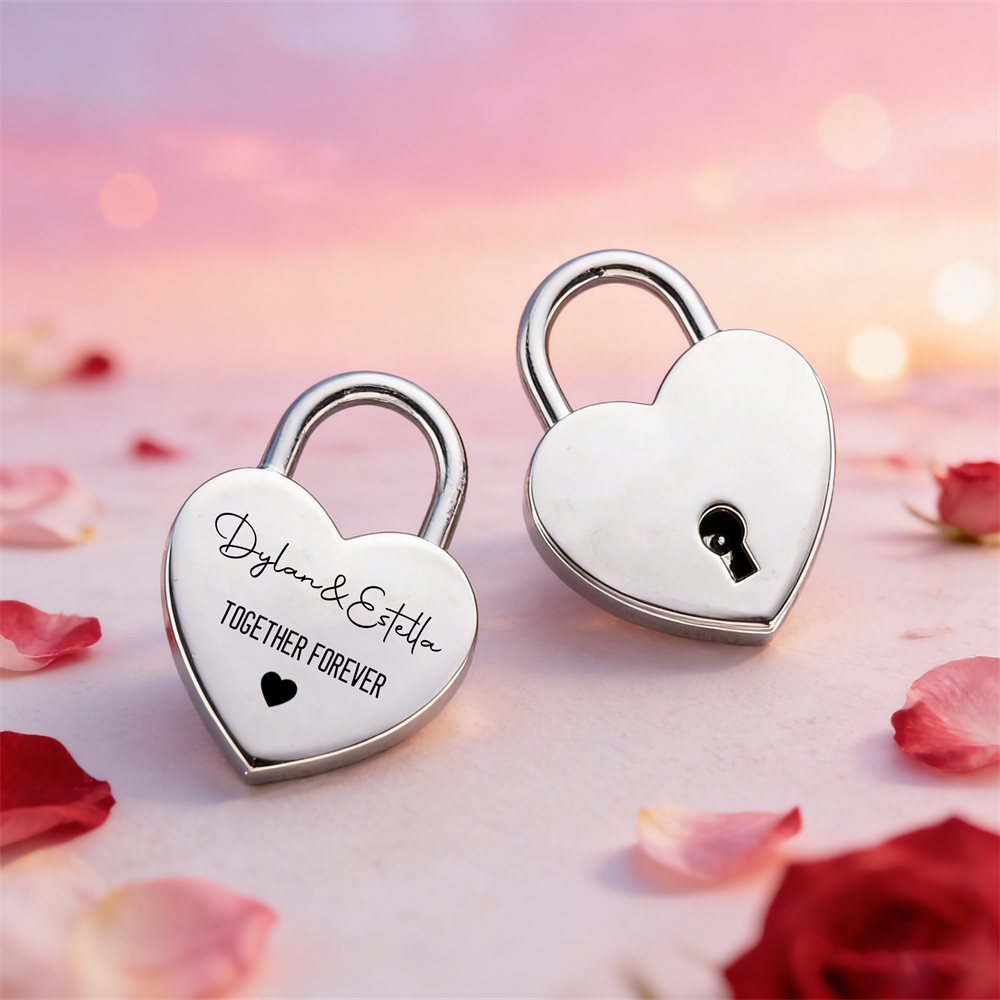 Custom Name Heart-Shaped Padlo – Art Craft Christmas recenzja i cena