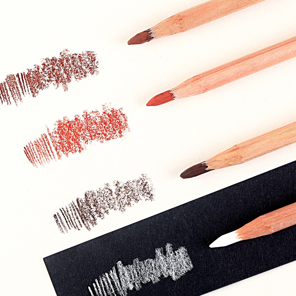 4Pcs Professional Sketch Charc – Colored Pencil Professional recenzja i cena