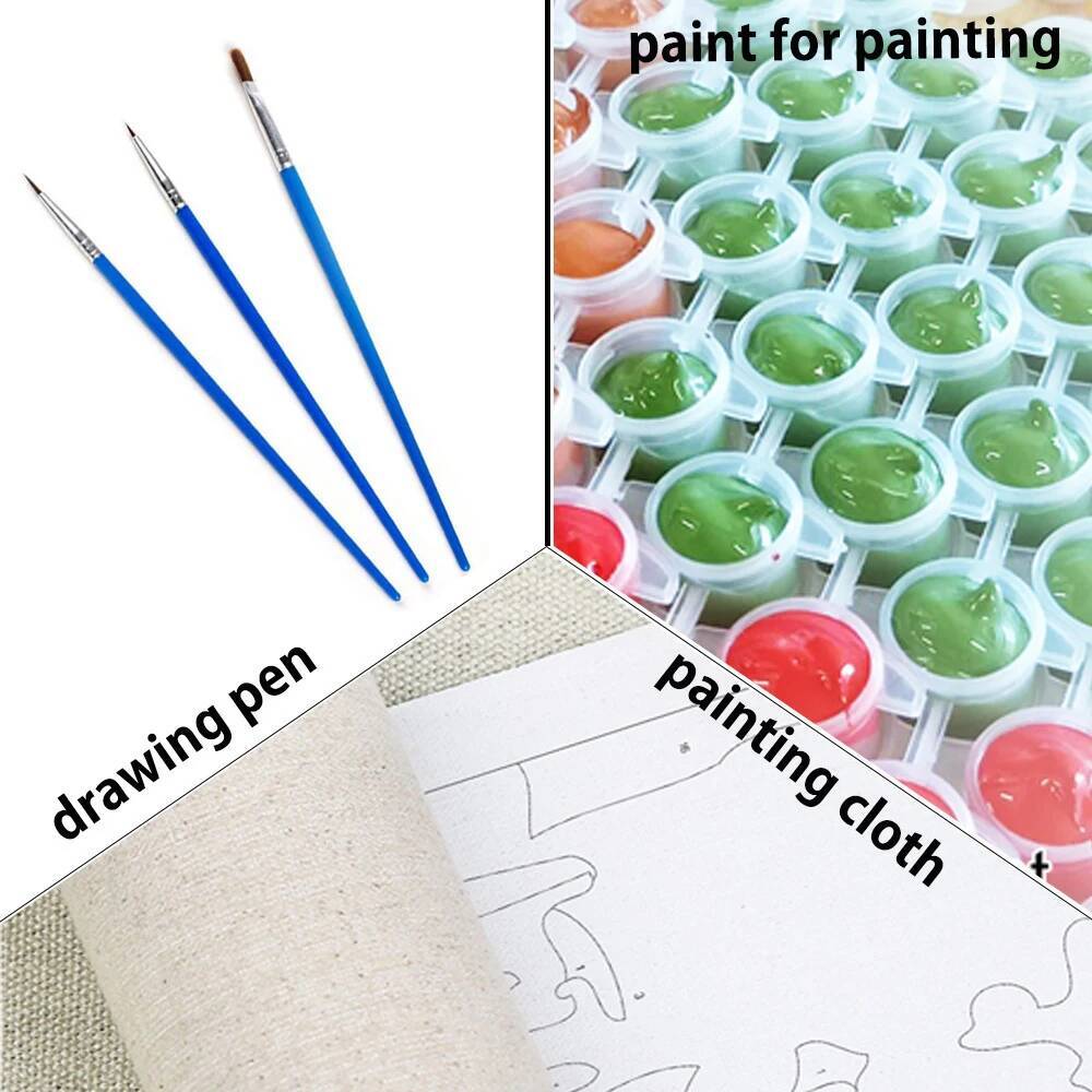 1pc frameless 20x30cm Paint By – Art And Craft Autumn recenzja i cena