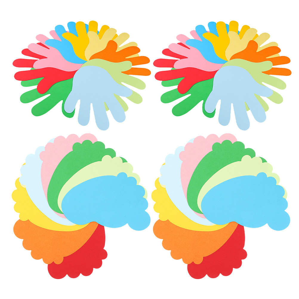 1Set Adorable Hand Foot Paper  – Art And Craft For Nursery recenzja i cena