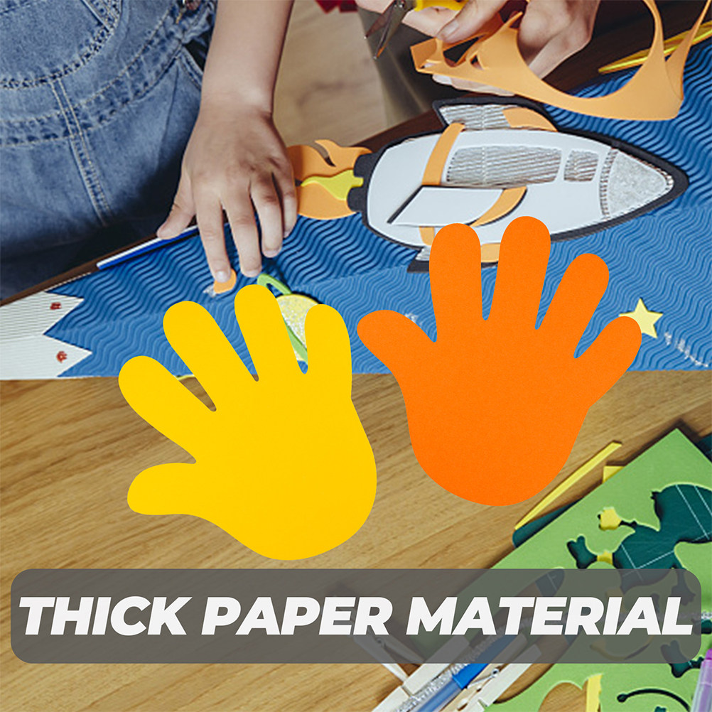 1Set Adorable Hand Foot Paper  – Art And Craft For Nursery recenzja i cena