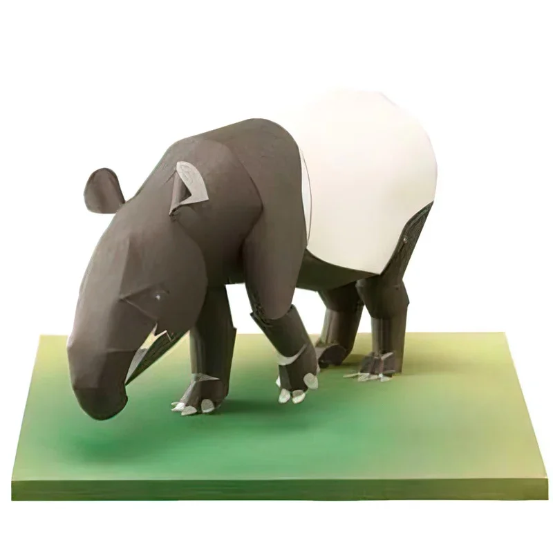 Malayan Tapir Origami Art Mini – Art Craft With Cardboard recenzja i cena