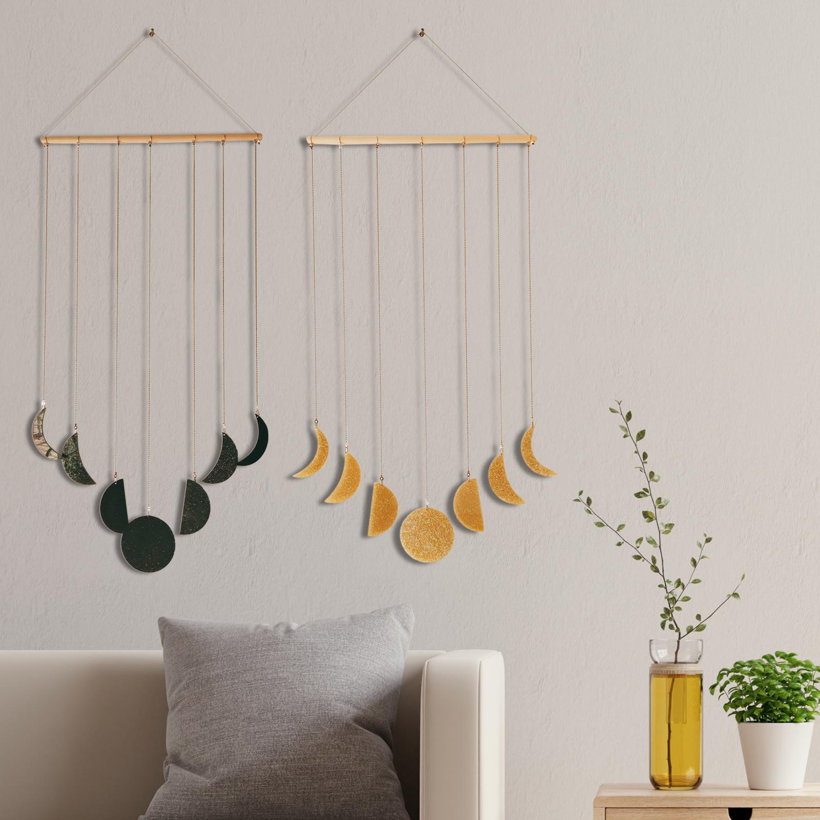 Moon Phase Wall Hanging Decor  – Art And Craft For Nursery recenzja i cena
