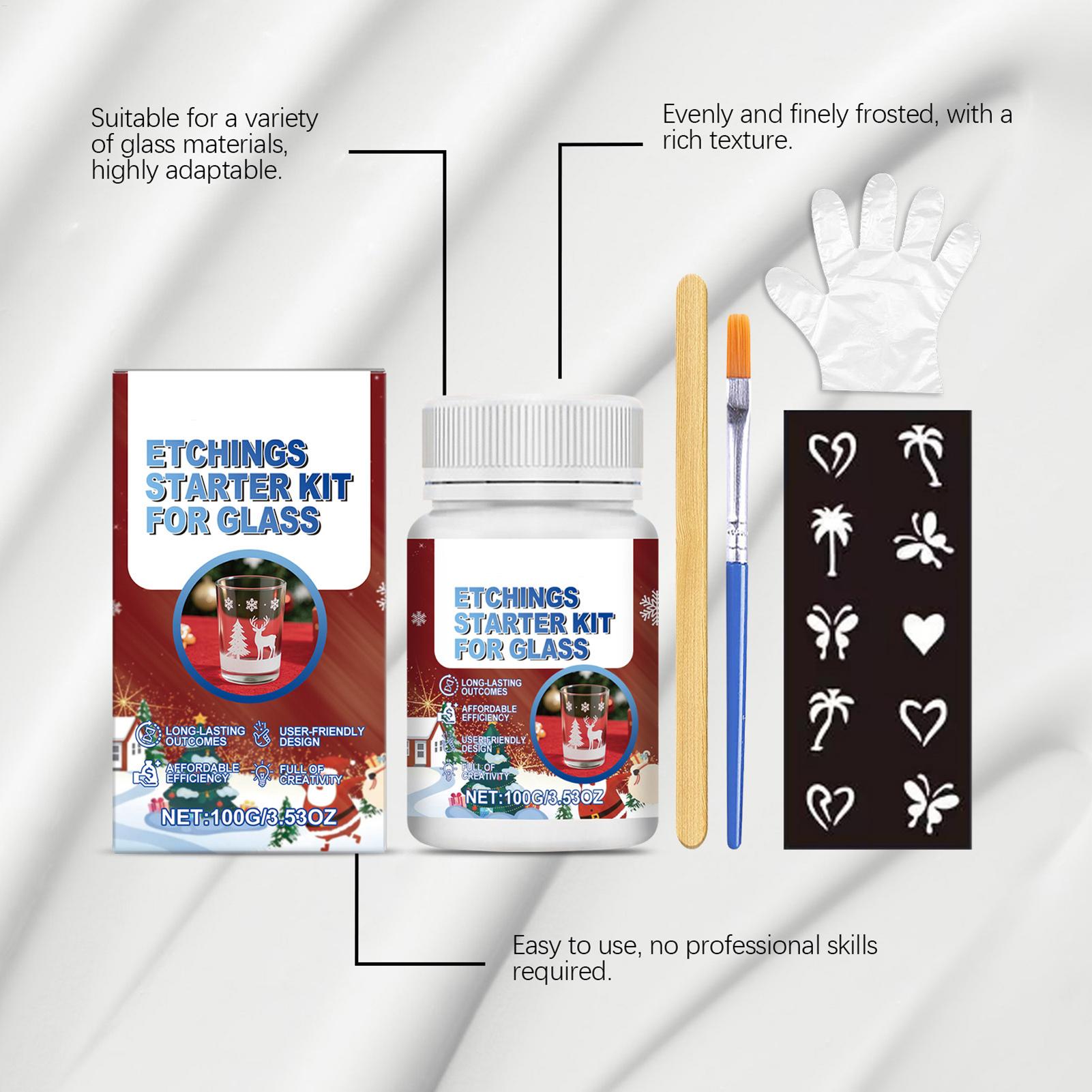 Glass Etching Kit Glass Etch S – Art Craft Cup recenzja i cena