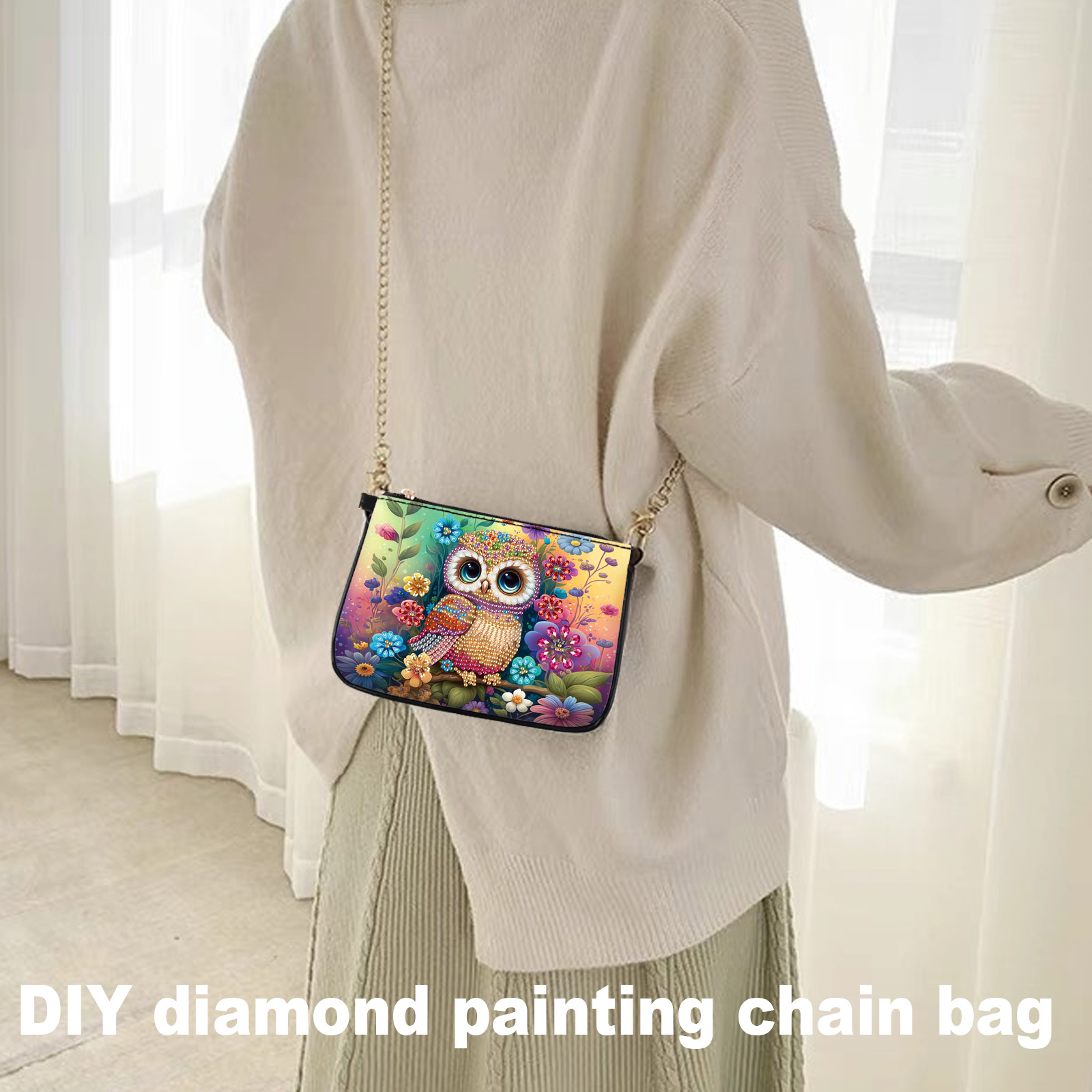 Colorful Owl Diamond Art Paint – Art Craft Handmade recenzja i cena