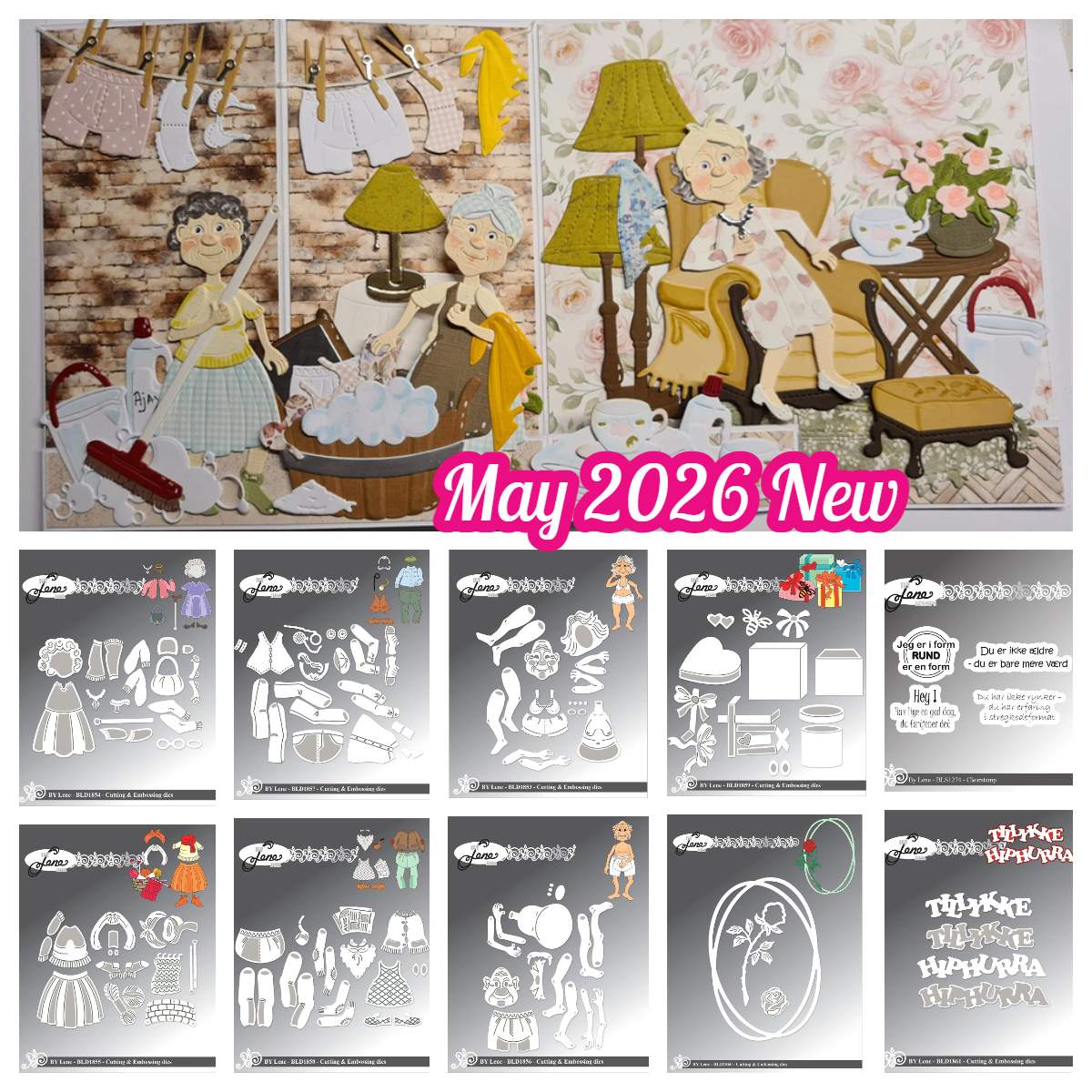 By Lene Danske Tekster Silicon – Rubber Stamp Blank recenzja i cena