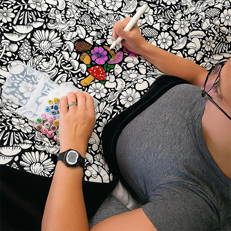 DIY Coloring Blanket Washable  – Art And Craft Autumn recenzja i cena