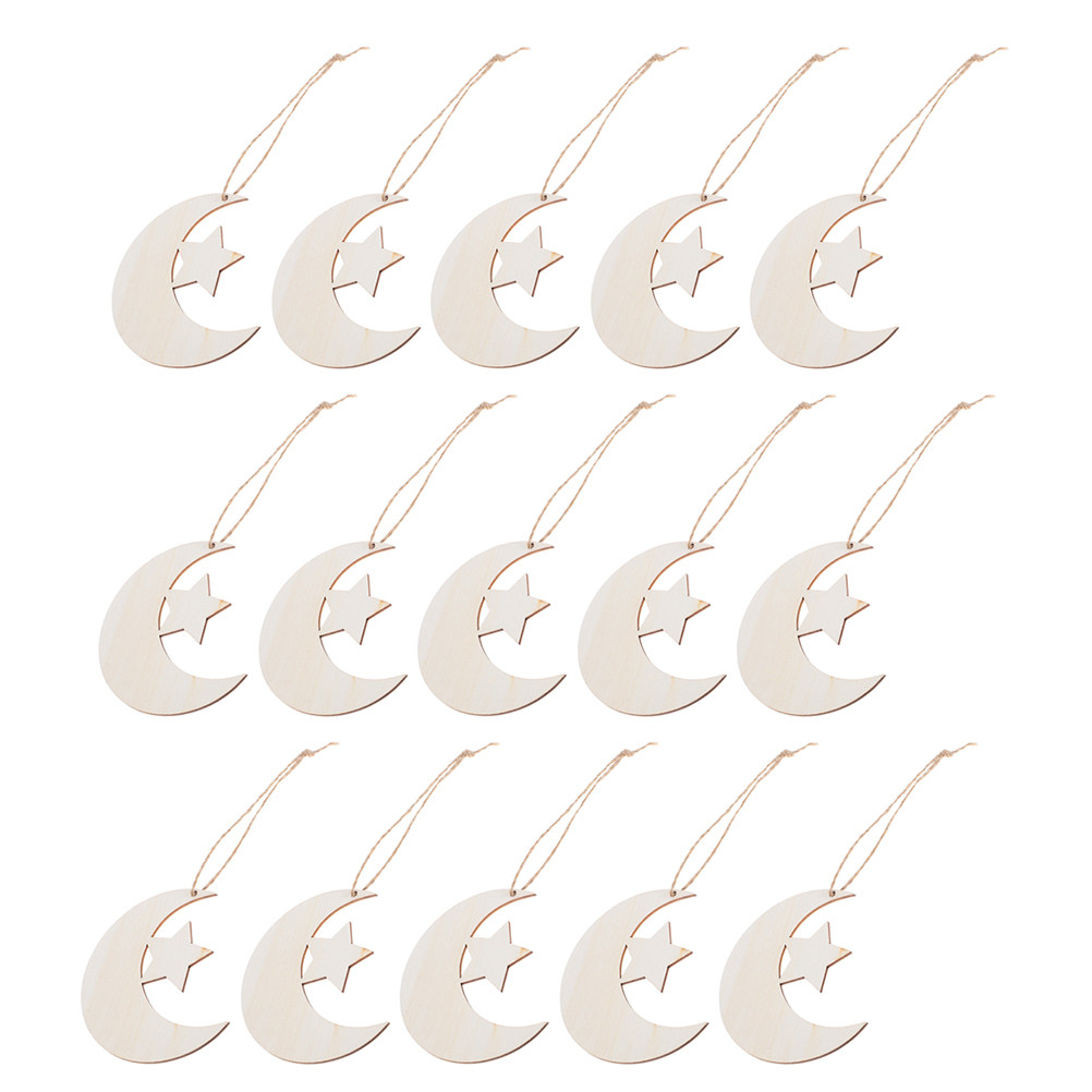40Pcs Blank Wooden Moon and St – Art And Craft For Nursery recenzja i cena