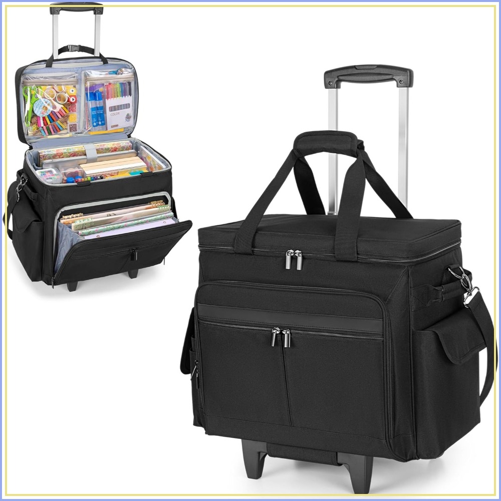 Rolling Scrapbook Tote with Ex – Art Craft And recenzja i cena