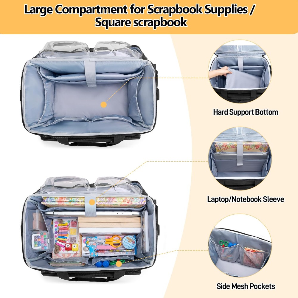 Rolling Scrapbook Tote with Ex – Art Craft And recenzja i cena
