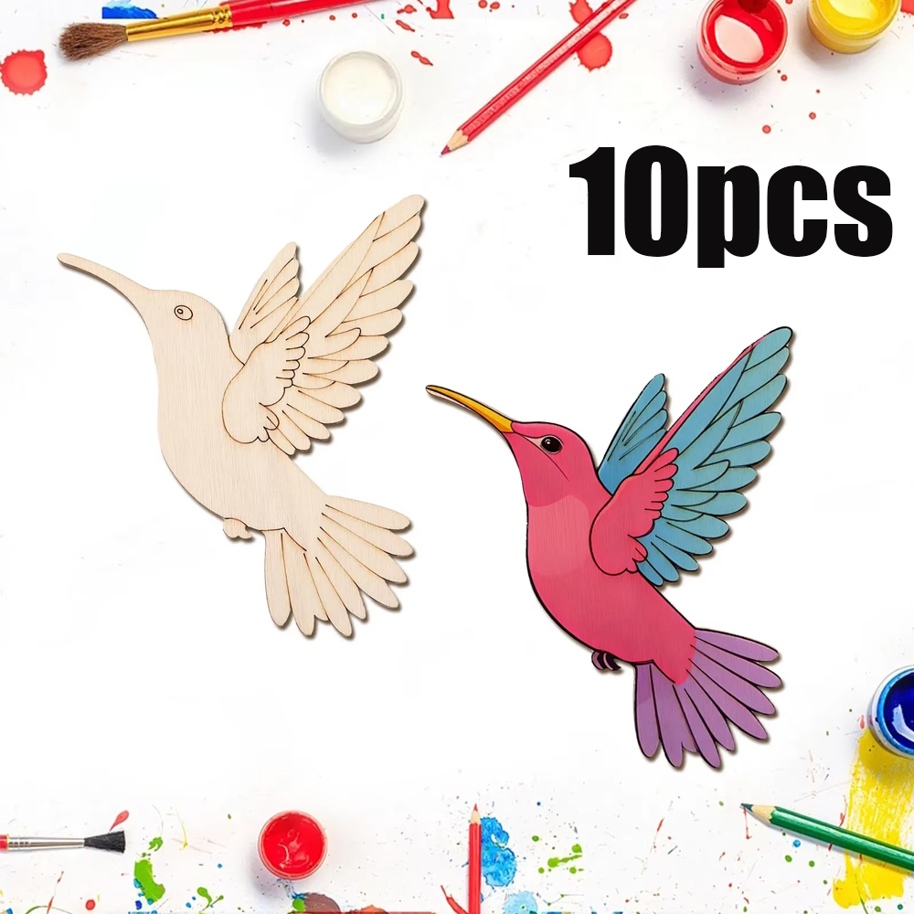 10pcs Unfinished Wood Animal B – Art & Craft Tape recenzja i cena