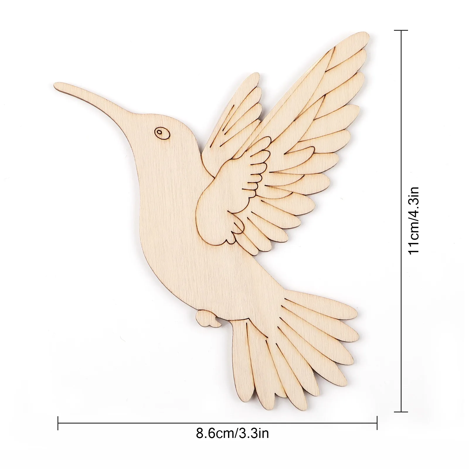 10pcs Unfinished Wood Animal B – Art & Craft Tape recenzja i cena