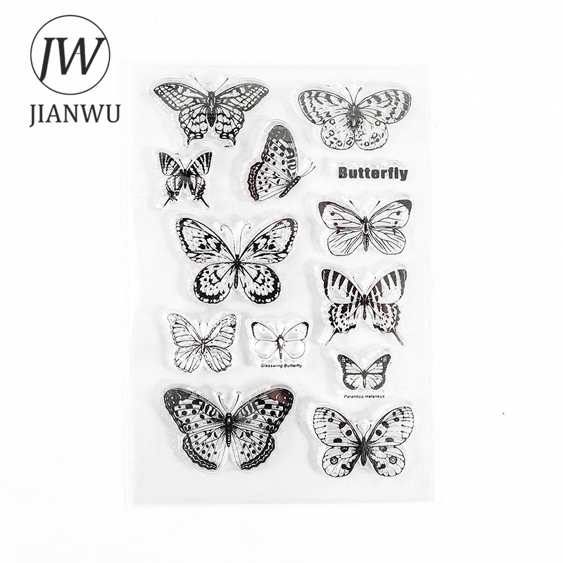 JIANWU Minimalist Black White  – Rubber Stamp Blank recenzja i cena