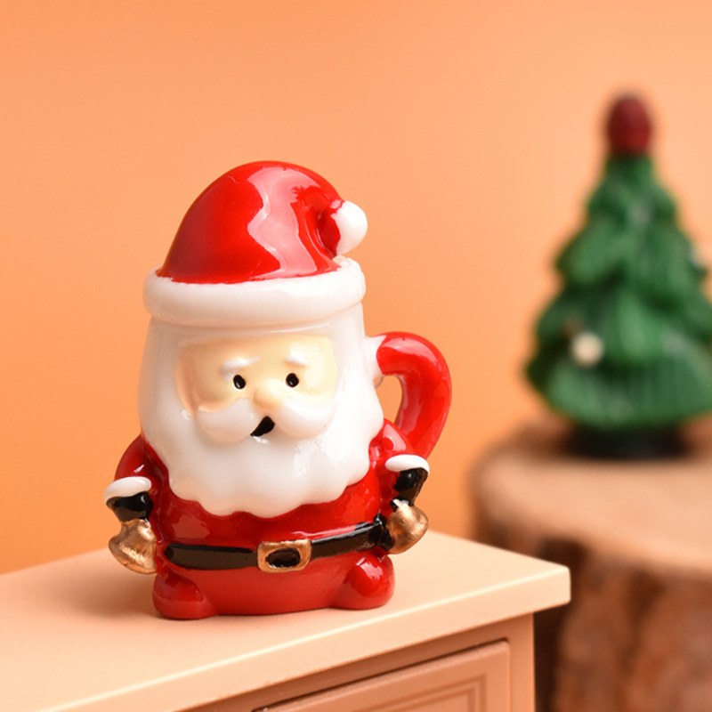 Mini Santa Teacup Ornament - R – Art Craft Christmas recenzja i cena