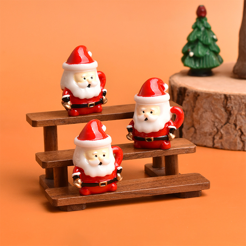 Mini Santa Teacup Ornament - R – Art Craft Christmas recenzja i cena