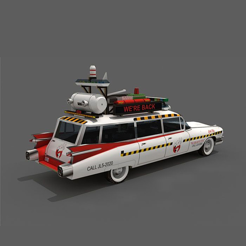 Ghostbusters Car Ecto-1A 1:20  – Art Craft With Cardboard recenzja i cena