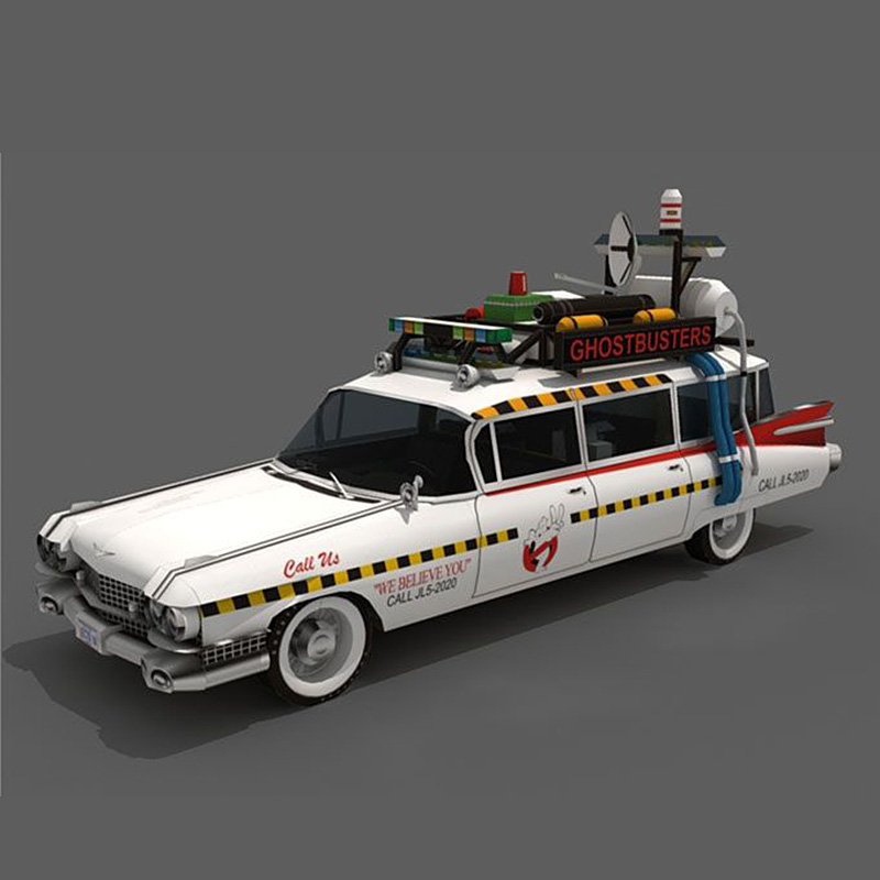Ghostbusters Car Ecto-1A 1:20  – Art Craft With Cardboard recenzja i cena