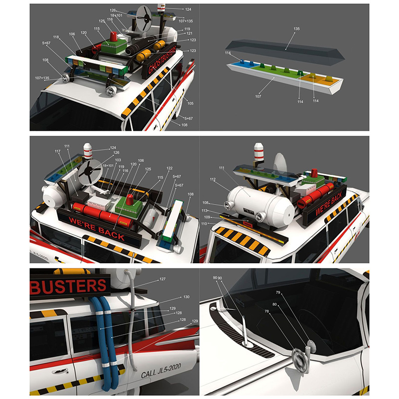 Ghostbusters Car Ecto-1A 1:20  – Art Craft With Cardboard recenzja i cena