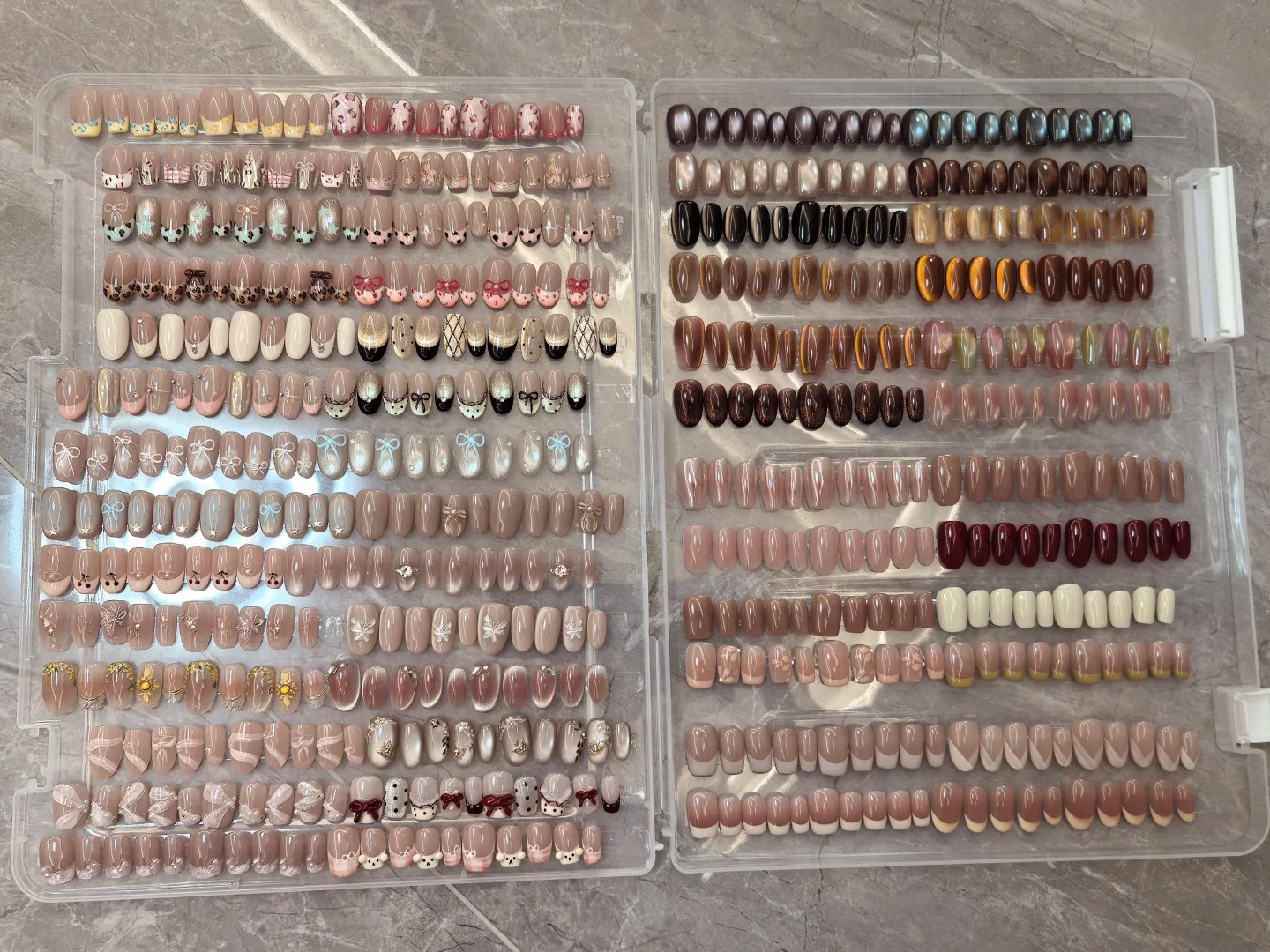 1Box Fake Nail Organizer Holde – Art Craft Book recenzja i cena