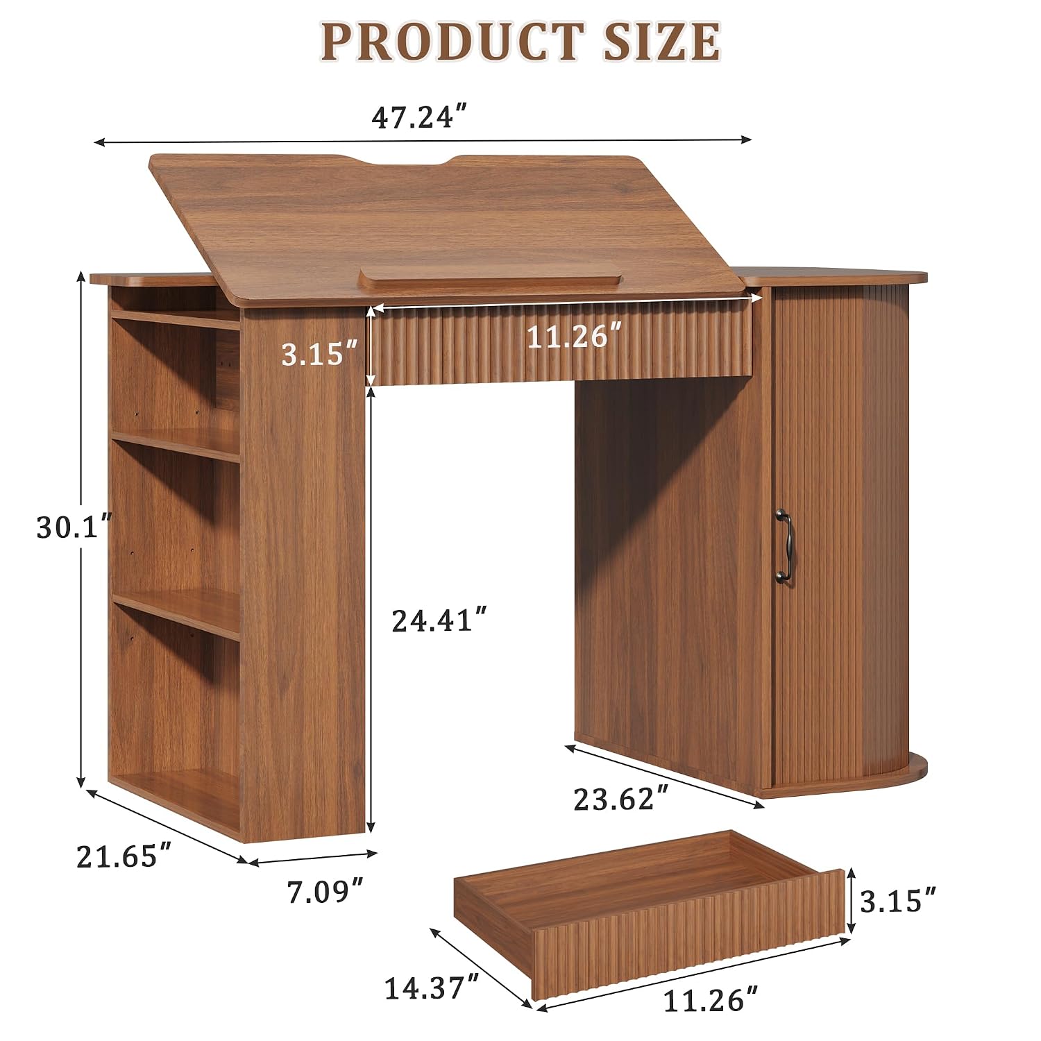 Drafting Table with Storage Ca – Art & Craft Tape recenzja i cena