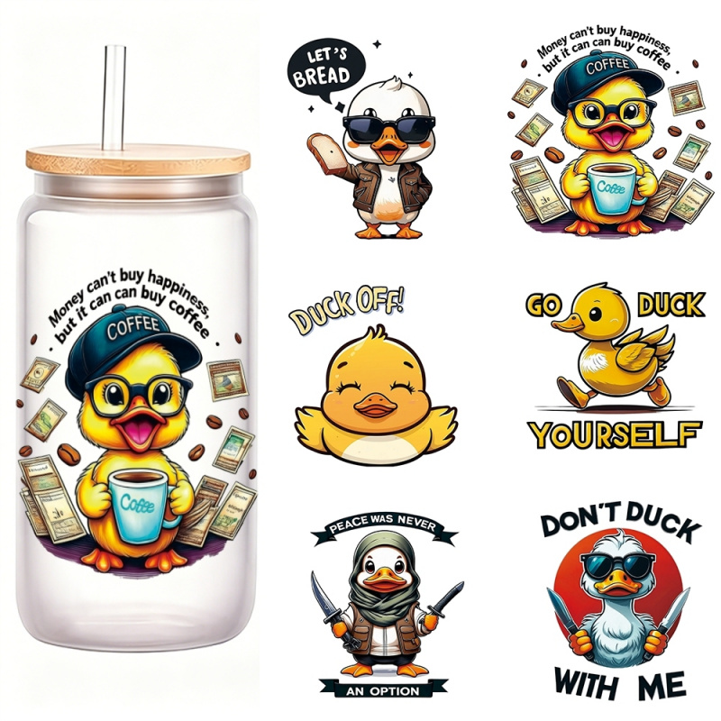 6pcs Cute Funny Cool Yellow Du – Art Craft Cup recenzja i cena
