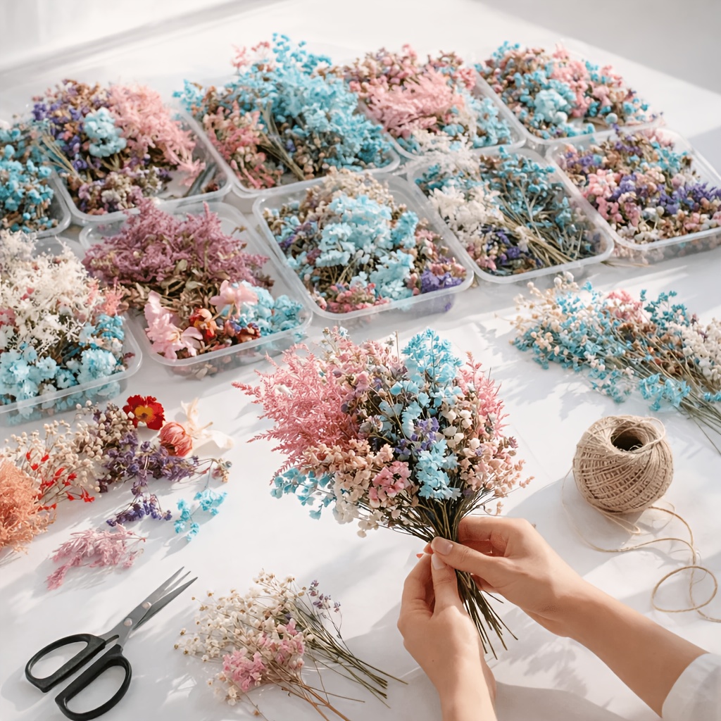 10 Box Mixed Dried Flower Bouq – Box Art And Craft recenzja i cena