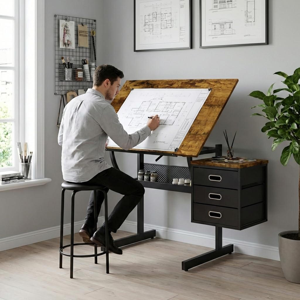 Adjustable Art Desk with Stora – Art & Craft Tape recenzja i cena