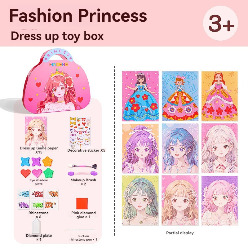 3 in 1 Princess Makeup Kit DIY – Art Craft Book recenzja i cena