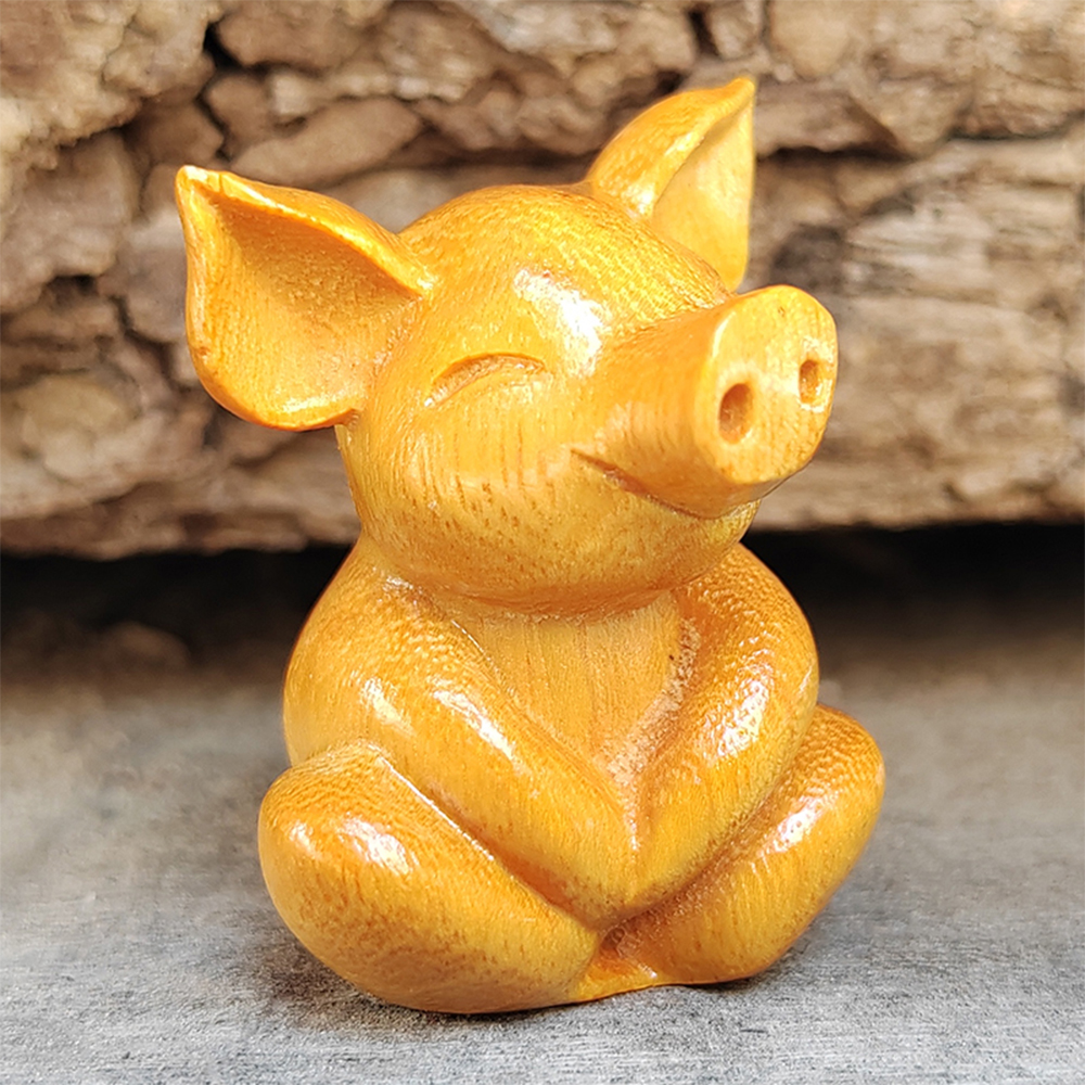 Wooden Carved Cartoon Cute Luc – Art Craft Simple recenzja i cena