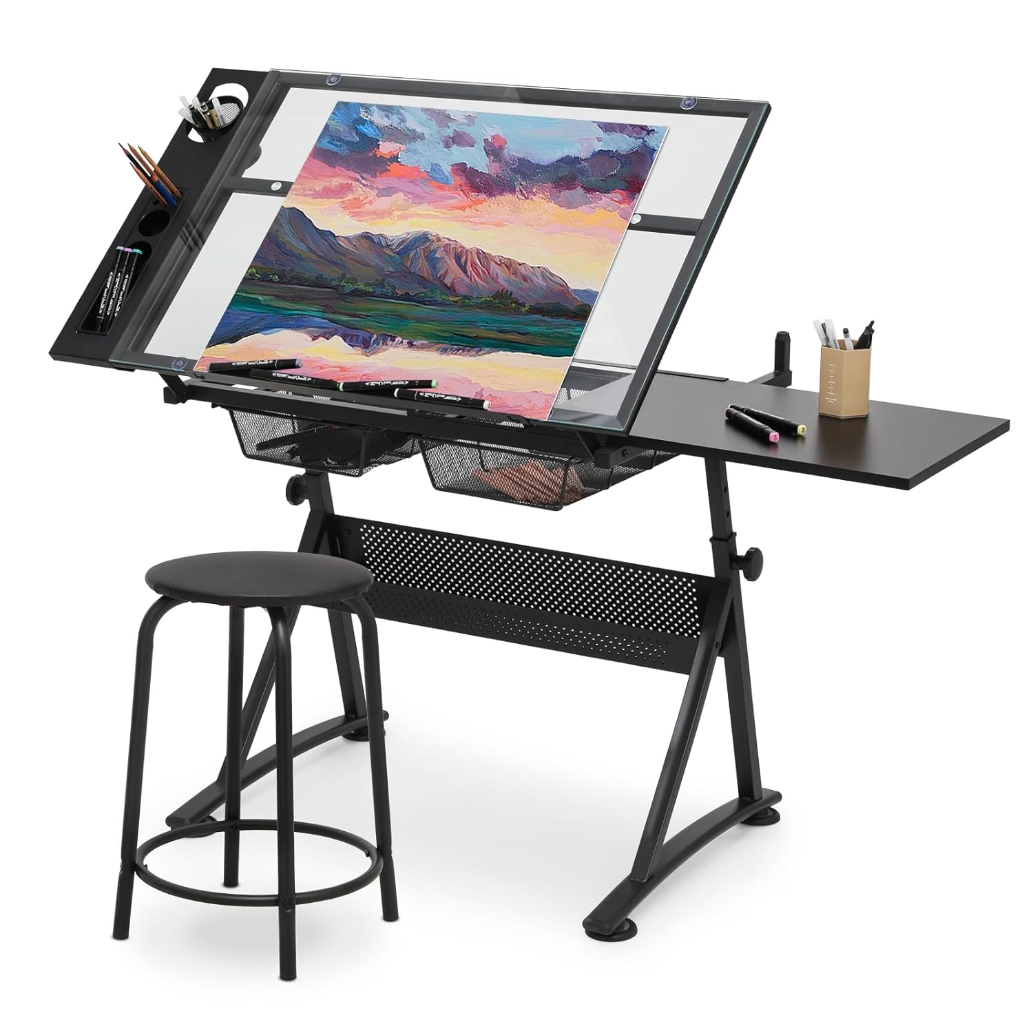 Drafting Table with Height Adj – Art & Craft Tape recenzja i cena