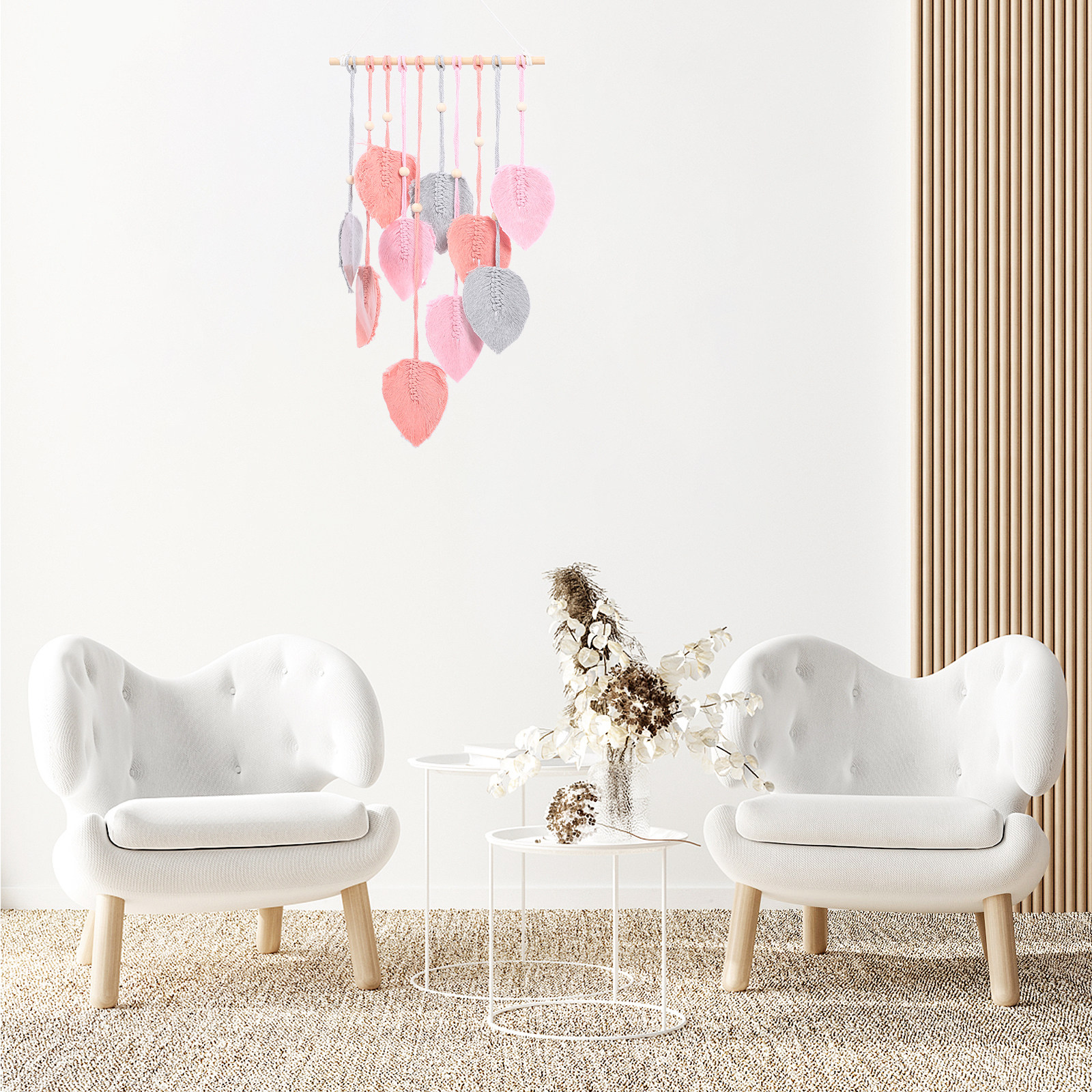 Leaf Woven Tapestry Macrame Wa – Art And Craft For Nursery recenzja i cena