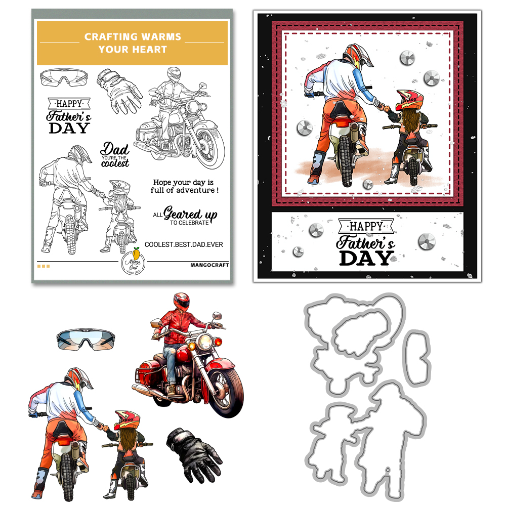 Mangocraft Racing Motorcycle C – Rubber Stamp Blank recenzja i cena