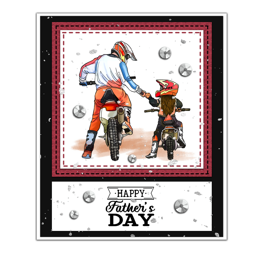 Mangocraft Racing Motorcycle C – Rubber Stamp Blank recenzja i cena
