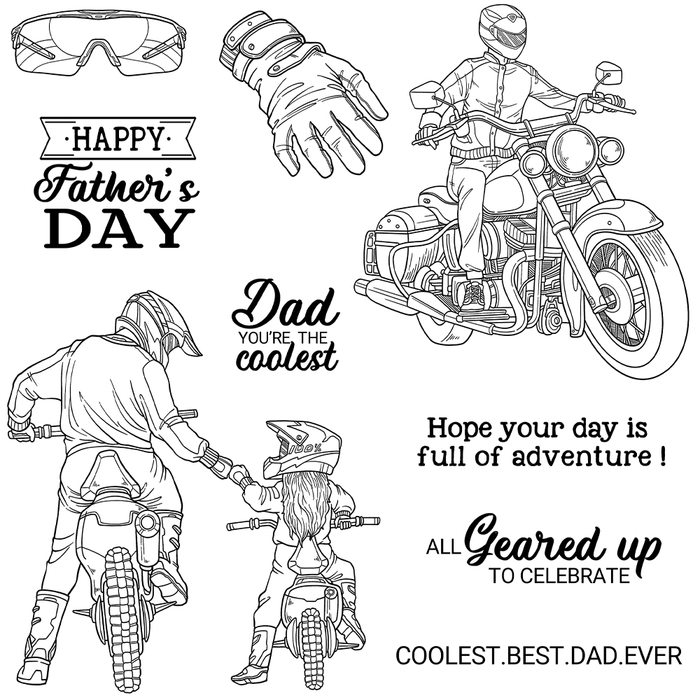 Mangocraft Racing Motorcycle C – Rubber Stamp Blank recenzja i cena