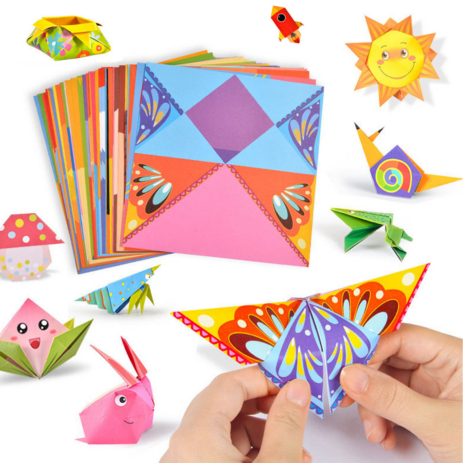 54Sheets Origami Folding Paper – Art And Craft For Nursery recenzja i cena