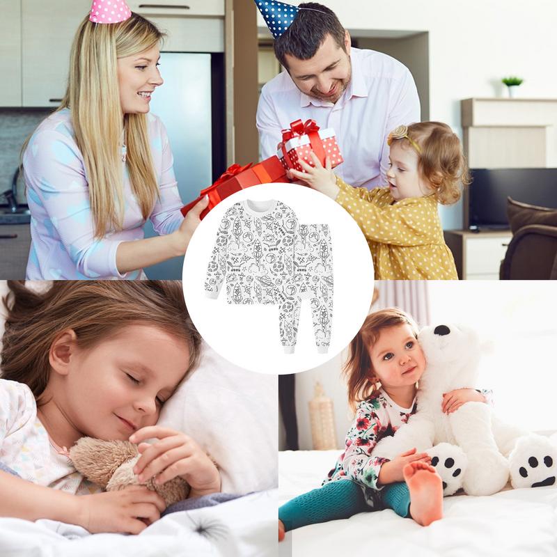 Pajama Coloring For Kids Sketc – Art And Craft Autumn recenzja i cena