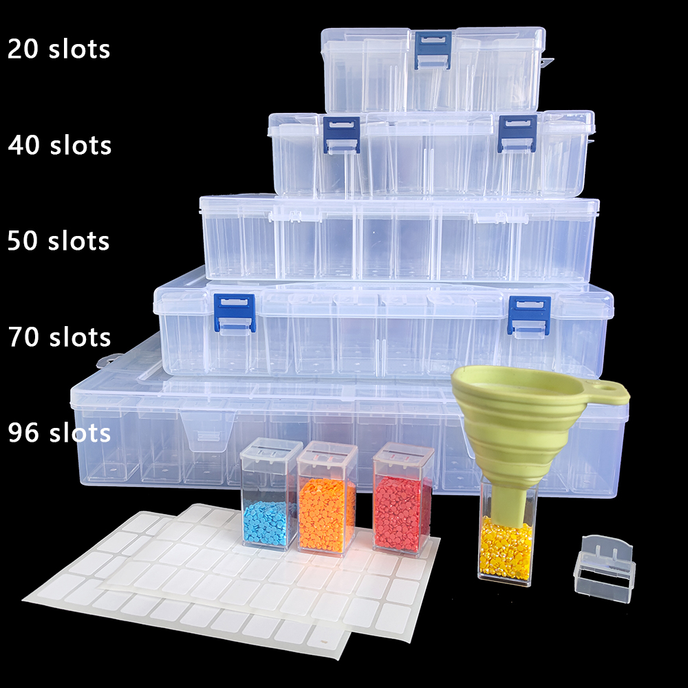Square Plastic Diamond Paintin – Box Art And Craft recenzja i cena
