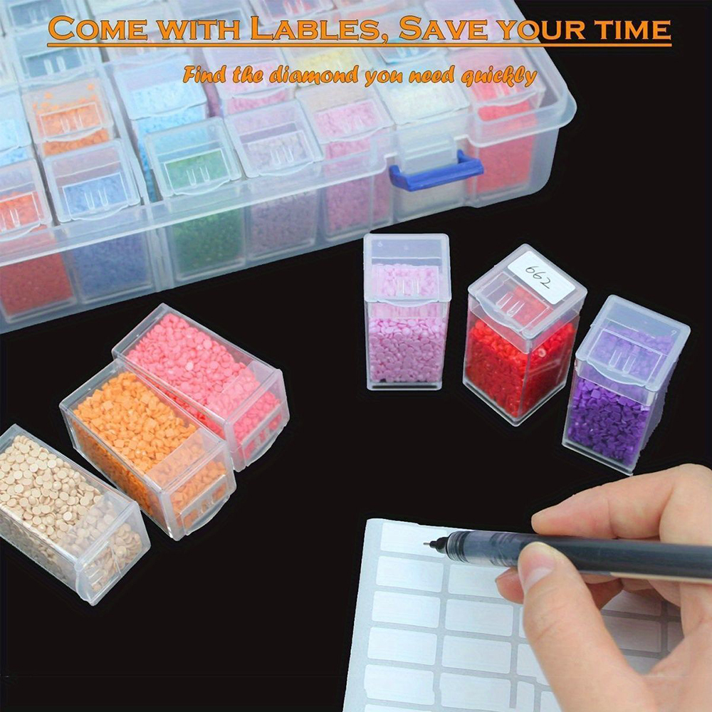 Square Plastic Diamond Paintin – Box Art And Craft recenzja i cena