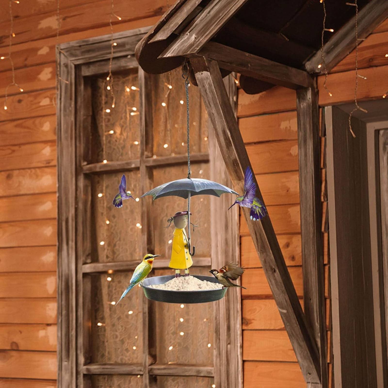 Girl with Umbrella Bird Feeder – Art Craft And recenzja i cena